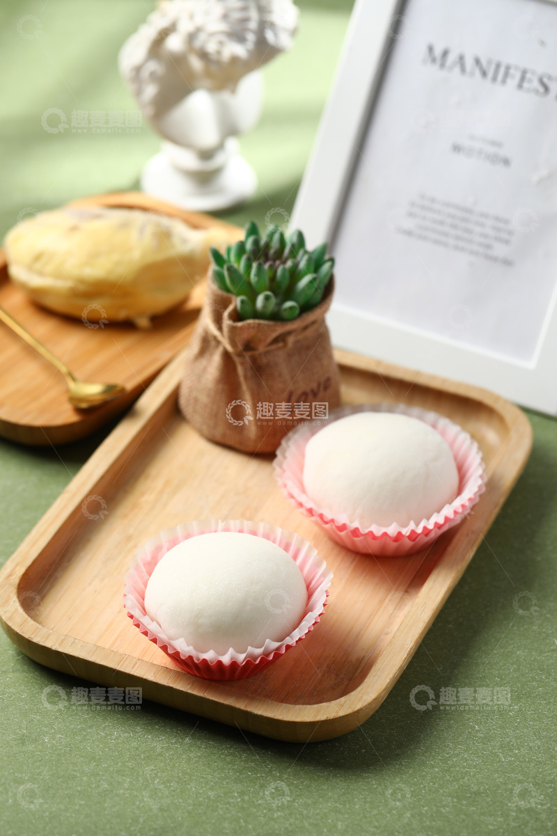 高清大图下载【趣麦麦图】榴莲雪丽糍甜品5