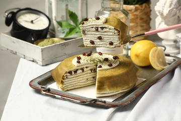 浓郁抹茶千层蛋糕2