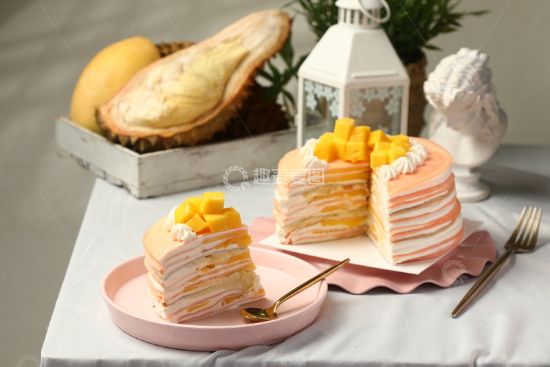 高清大图下载【趣麦麦图】榴莲芒果千层3