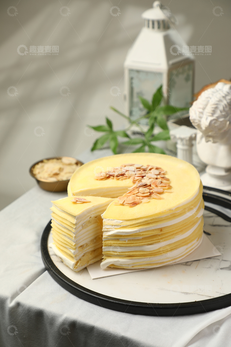 高清大图下载【趣麦麦图】榴莲多多千层蛋糕6