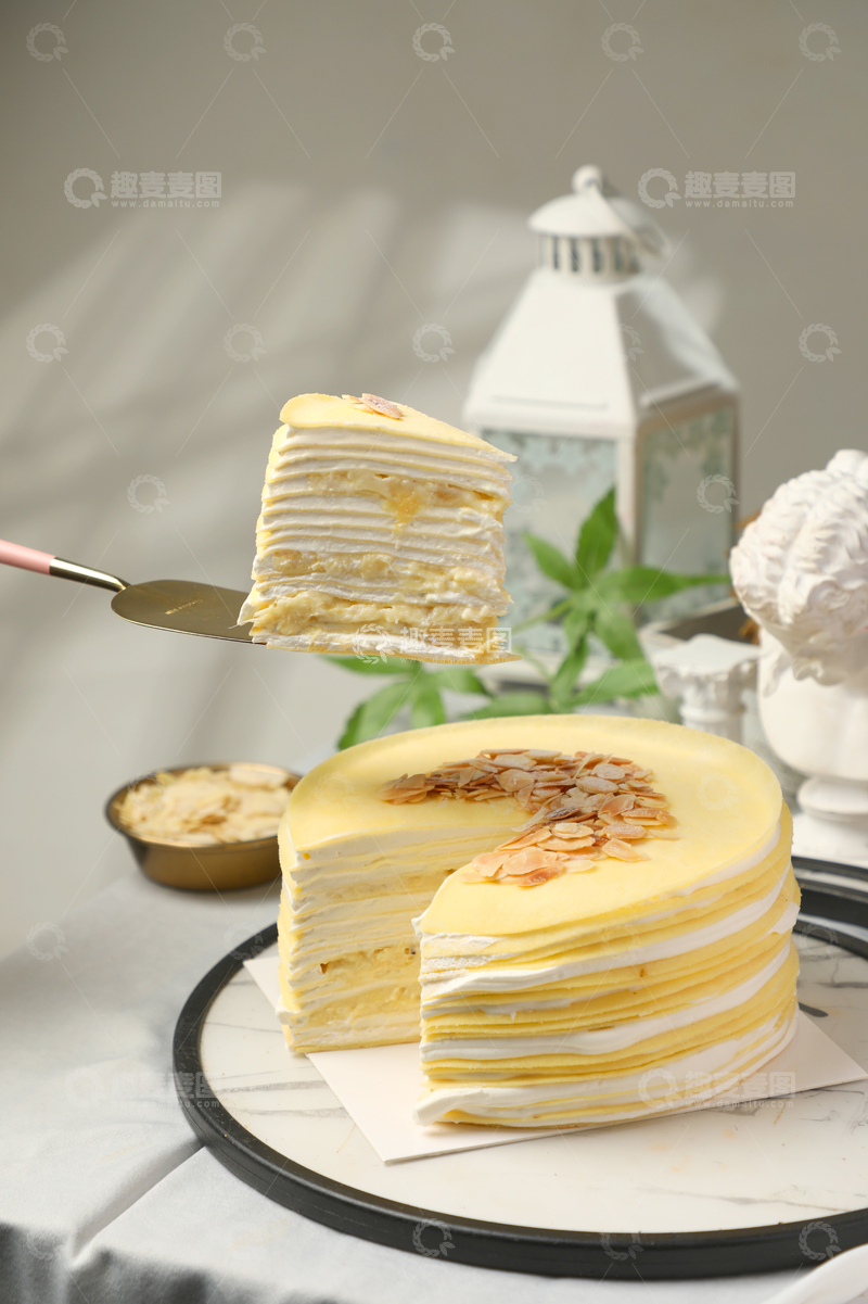 高清大图下载【趣麦麦图】榴莲多多千层蛋糕5