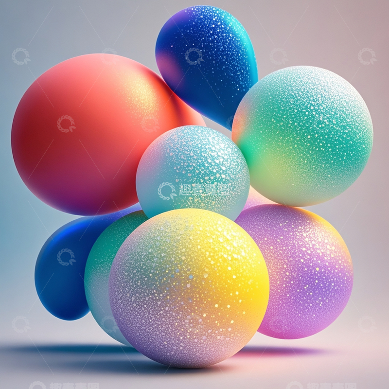 高清大图下载【趣麦麦图】-设计背景炫彩素材手机壁纸