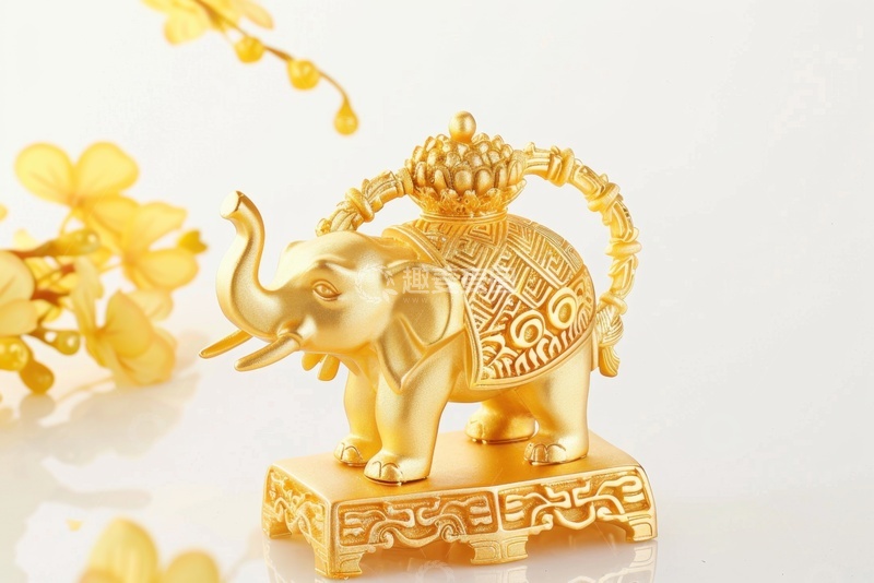 高清大图下载【趣麦麦图】一头黄金大象