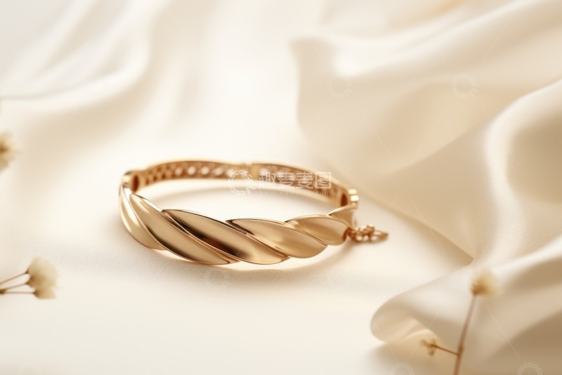 高清大图下载【趣麦麦图】一串黄金手镯