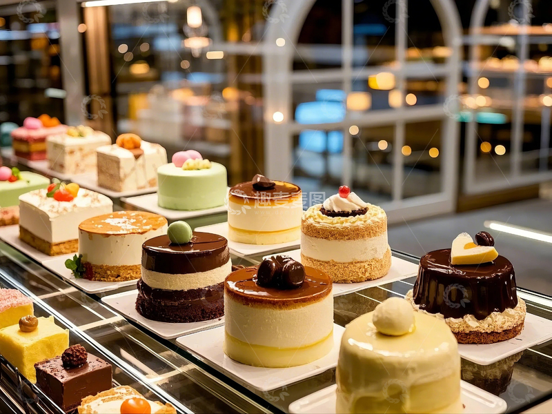 高清大图下载【趣麦麦图】蛋糕店蛋糕展品