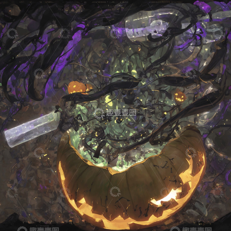 高清大图下载【趣麦麦图】万圣节南瓜灯21
