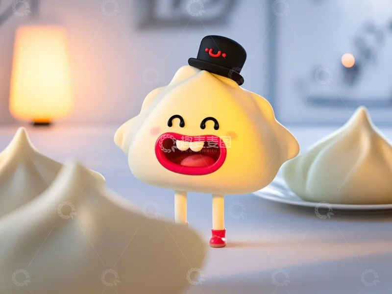 高清大图下载【趣麦麦图】卡通饺子4