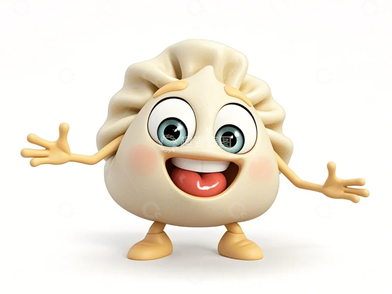 高清大图下载【趣麦麦图】卡通饺子2