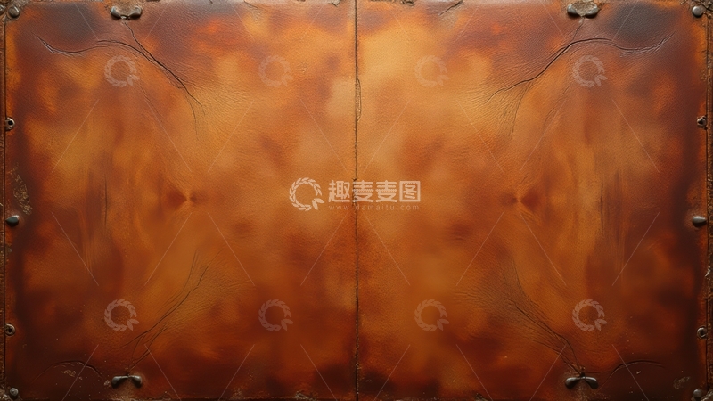 高清大图下载【趣麦麦图】古铜色金属门板纹理