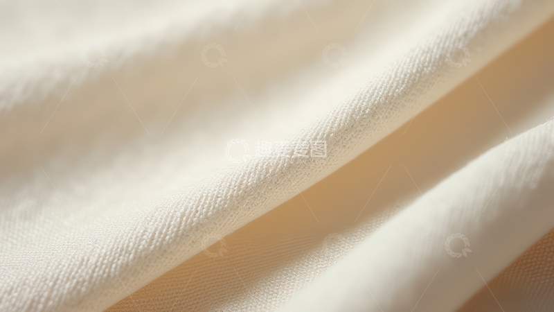 高清大图下载【趣麦麦图】米白色柔软织物纹理1