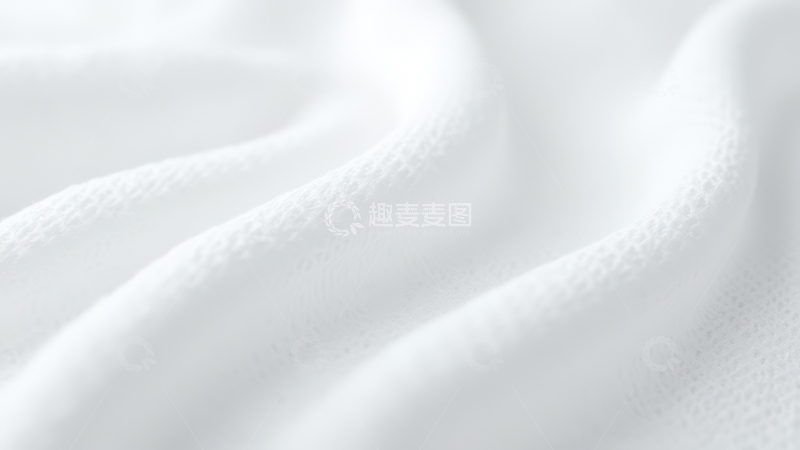 高清大图下载【趣麦麦图】-白色柔软织物质感