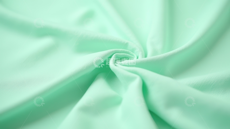 高清大图下载【趣麦麦图】-浅绿色柔软布料质感
