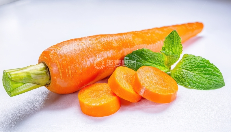 高清大图下载【趣麦麦图】胡萝卜与切片静物