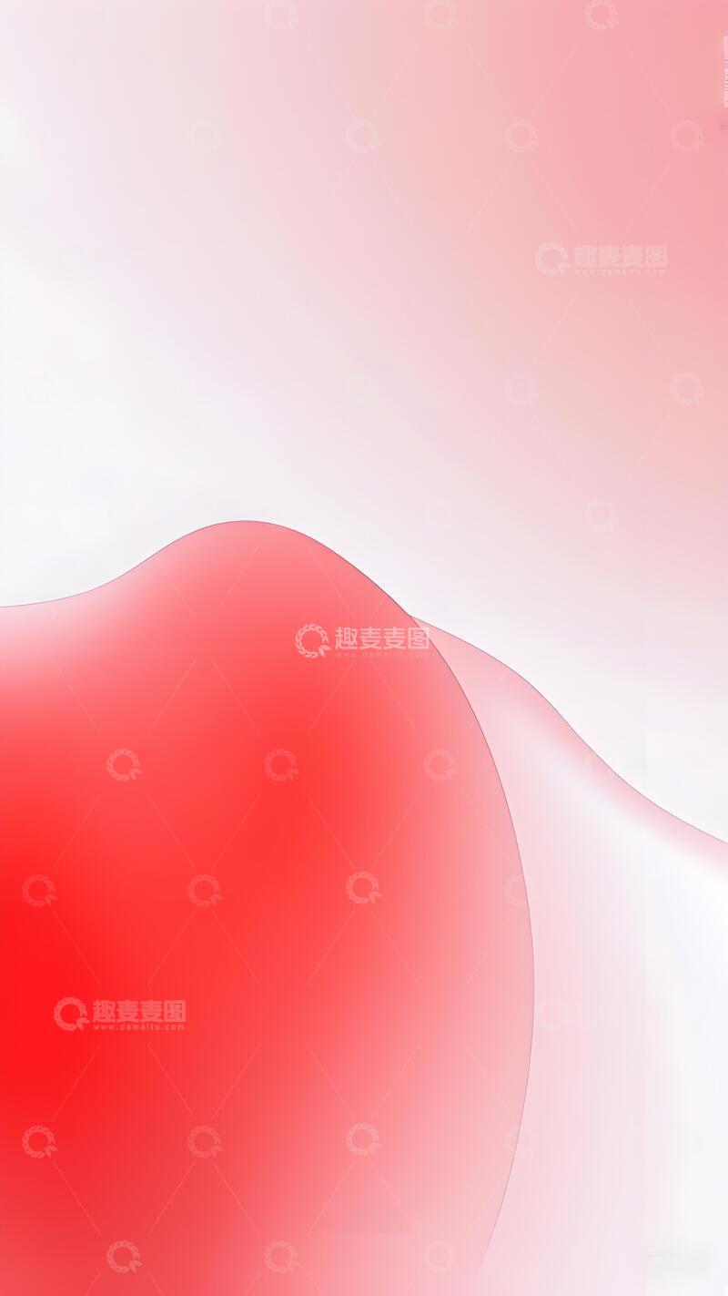 高清大图下载【趣麦麦图】炽热红粉渐变流动艺术图