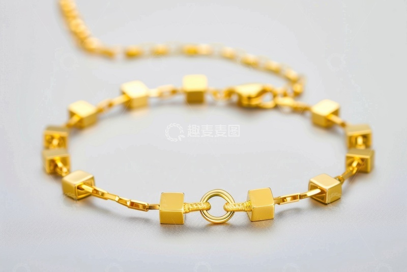 高清大图下载【趣麦麦图】一串黄金手链