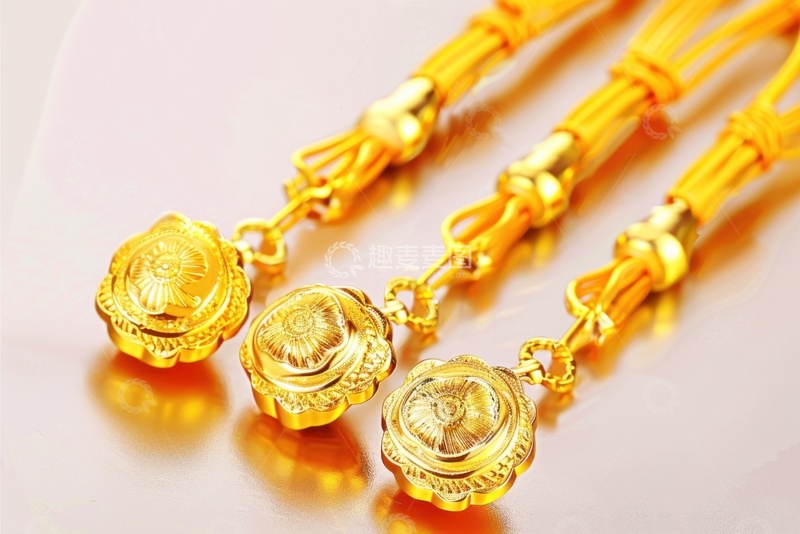 高清大图下载【趣麦麦图】黄金装饰物摄影