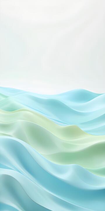 轻柔蓝调流动曲线背景图3