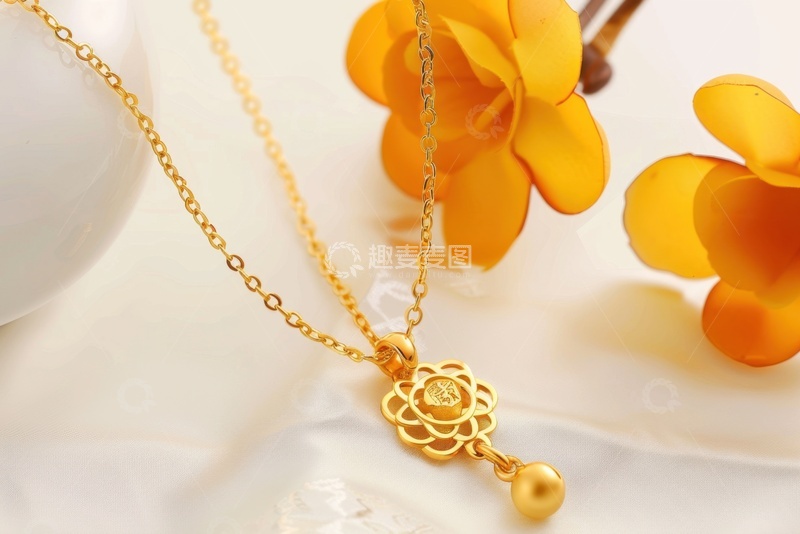 高清大图下载【趣麦麦图】黄金项链装饰品