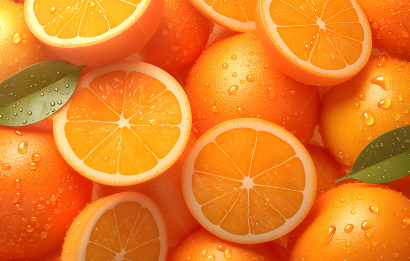 高清大图下载【趣麦麦图】新鲜水果橙子等摄影1