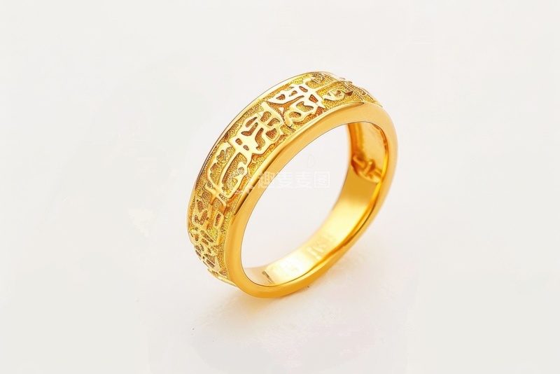 高清大图下载【趣麦麦图】环形黄金戒指