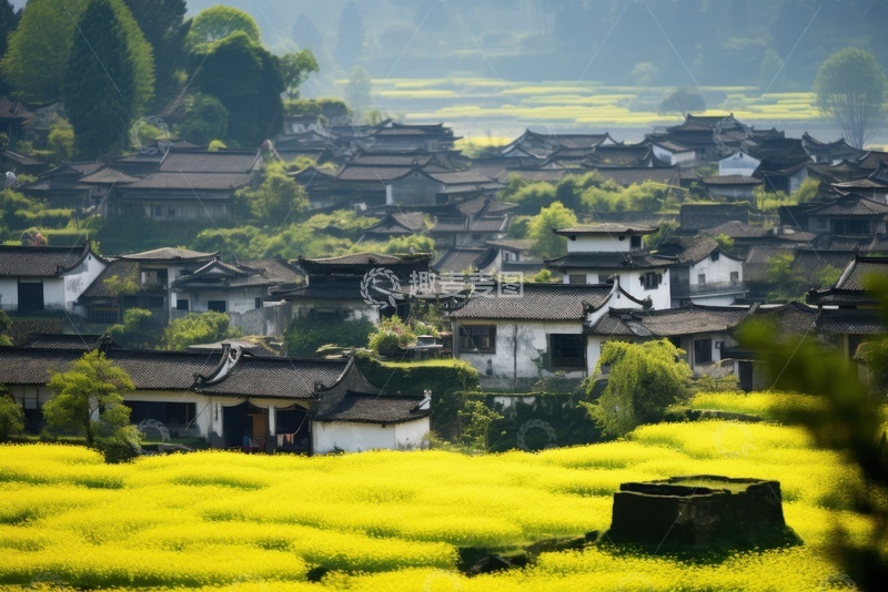 高清大图下载【趣麦麦图】乡村村寨建筑摄影