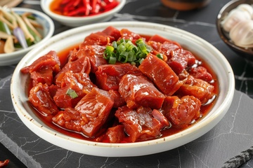 美味的红烧酱牛肉