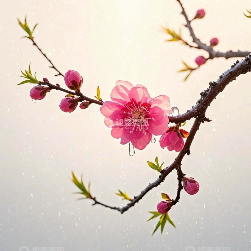 高清大图下载【趣麦麦图】盛开的桃花3