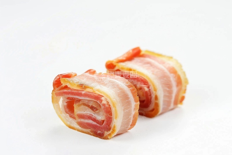 高清大图下载【趣麦麦图】培根卷美食摄影