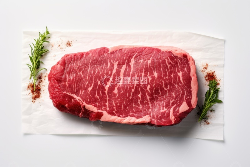高清大图下载【趣麦麦图】一大块生牛肉