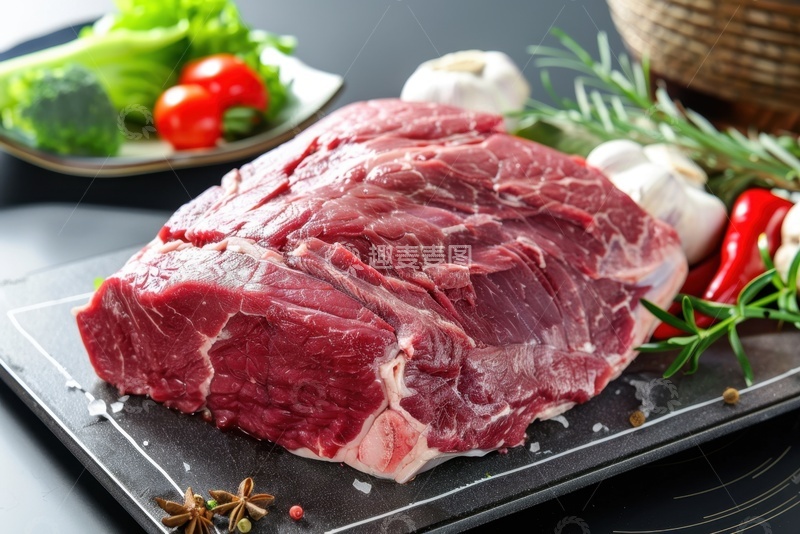 高清大图下载【趣麦麦图】一大块牛肉食材