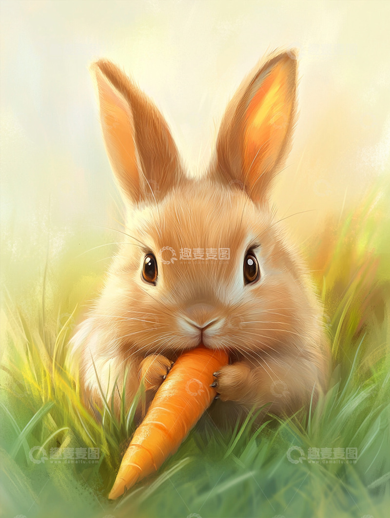 高清大图下载【趣麦麦图】背景插画素材-动物篇5