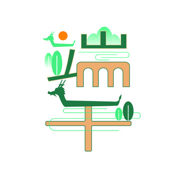 端午节设计感标题