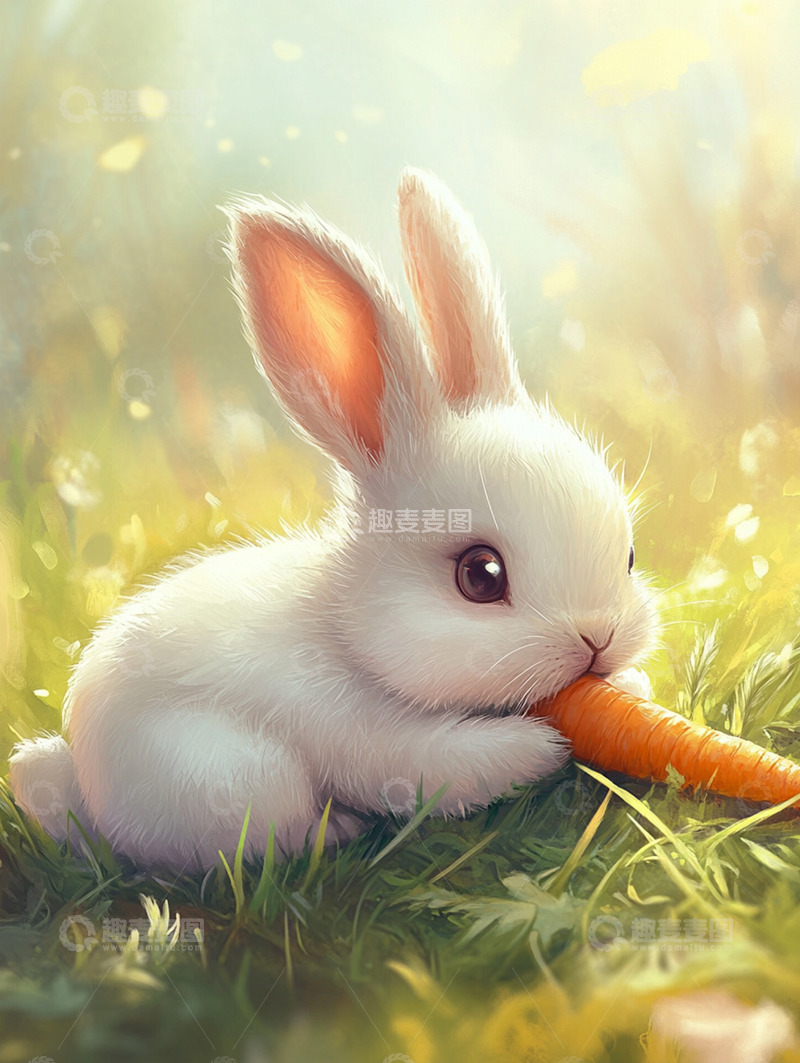 高清大图下载【趣麦麦图】背景插画素材-动物篇4