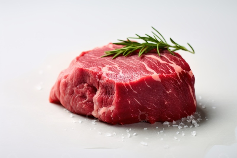 高清大图下载【趣麦麦图】一大块生瘦肉食材