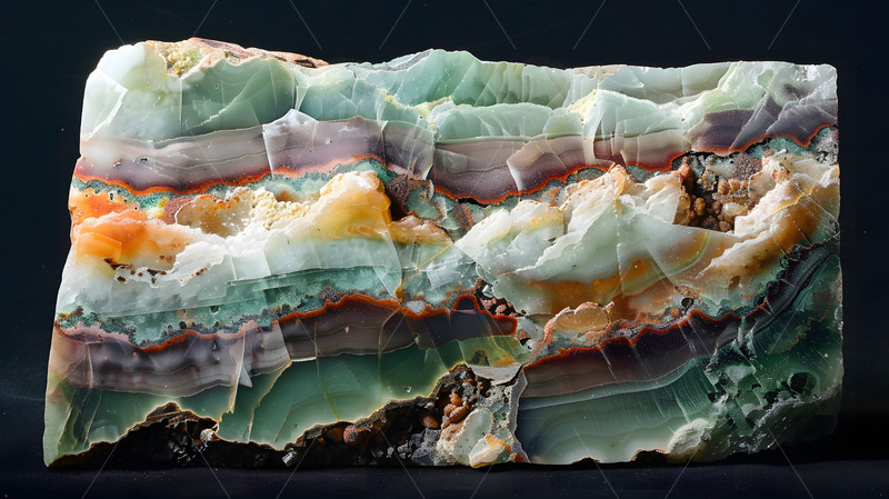 纹理独特玉石原石3