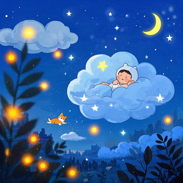 治愈系云朵睡眠助眠