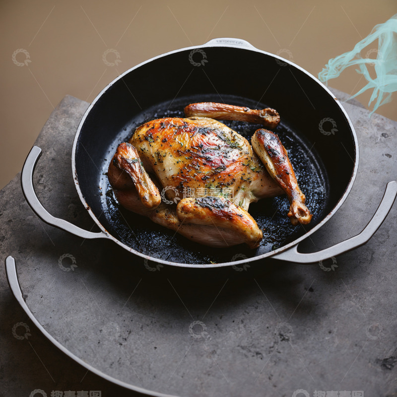高清大图下载【趣麦麦图】木炭火鸡14