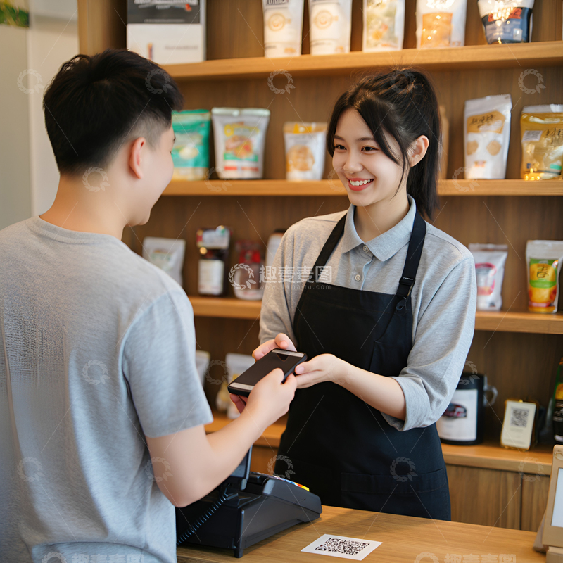 高清大图下载【趣麦麦图】扫码支付场景2