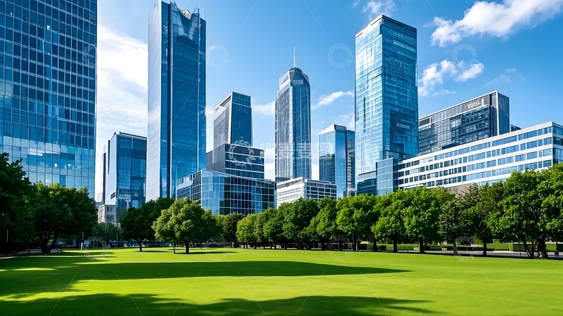 高清大图下载【趣麦麦图】城市天际线城市全景图片3