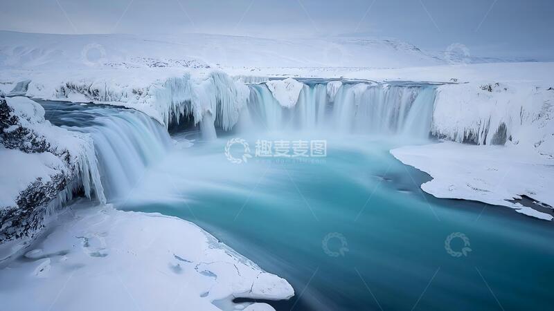高清大图下载【趣麦麦图】-南极冰川美景