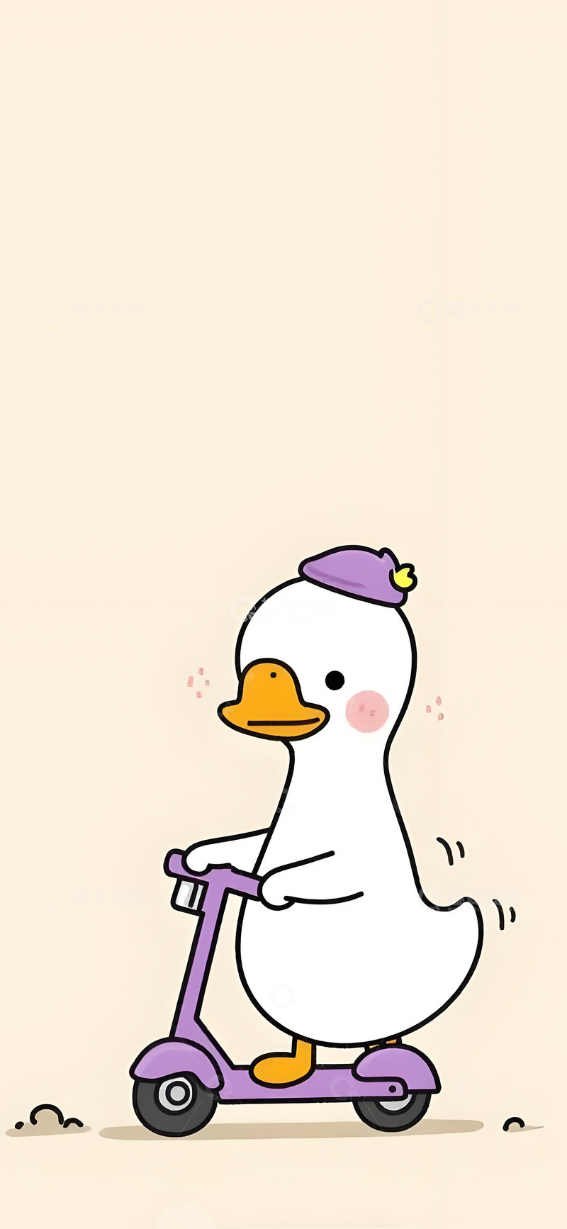 高清大图下载【趣麦麦图】可爱鸭子壁纸