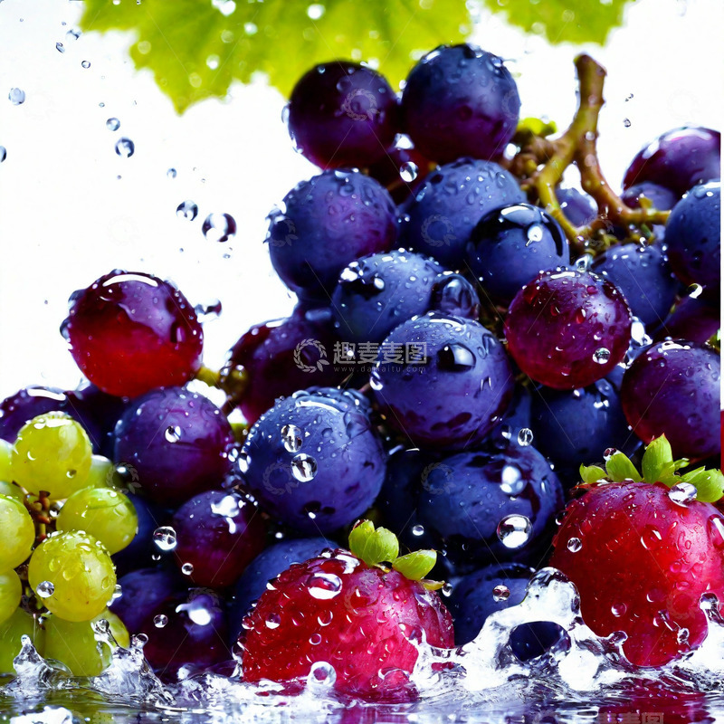 高清大图下载【趣麦麦图】水润的葡萄1