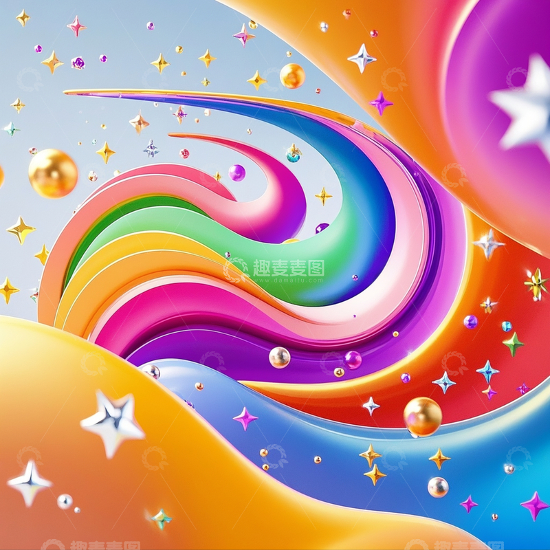 高清大图下载【趣麦麦图】壁纸设计背景炫丽素材22