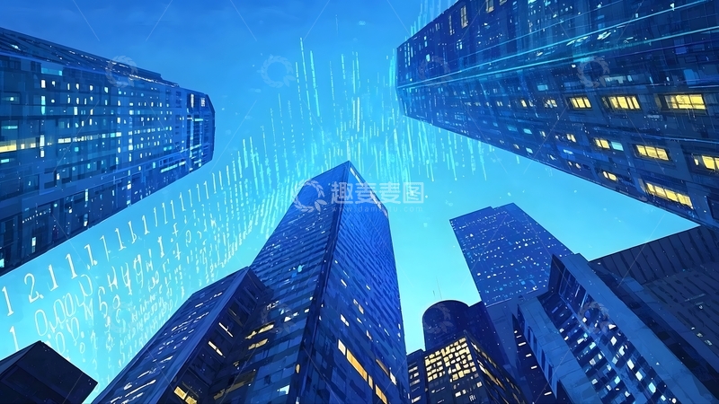 高清大图下载【趣麦麦图】城市未来信息化城市全景图片5