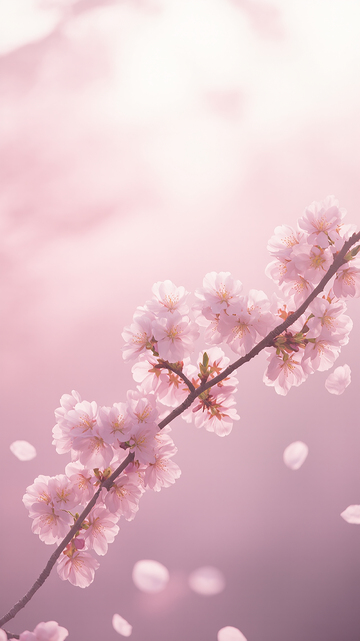 春日樱花清新风景图1