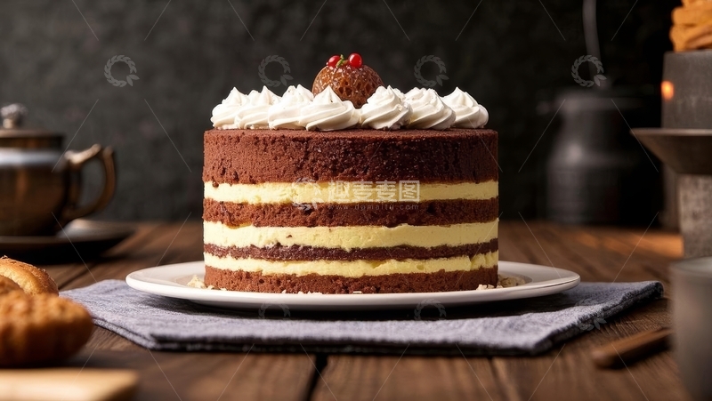 高清大图下载【趣麦麦图】美食甜品烘焙蛋糕高清特写22