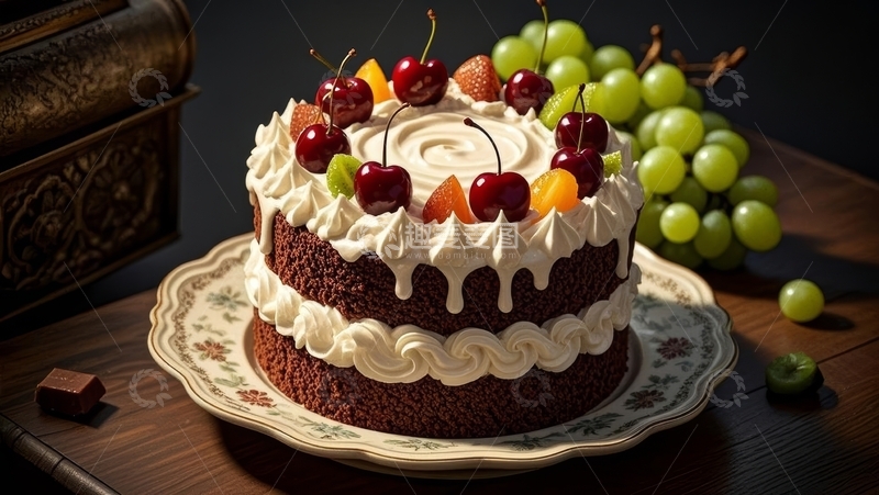 高清大图下载【趣麦麦图】美食甜品烘焙蛋糕高清特写27