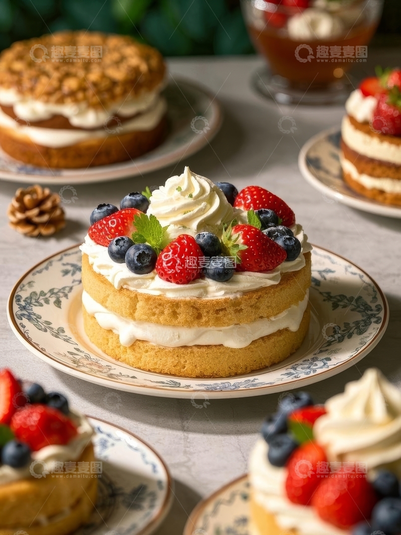 高清大图下载【趣麦麦图】美食甜品烘焙蛋糕高清特写19