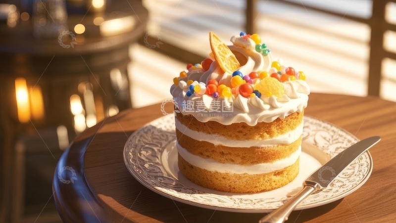 高清大图下载【趣麦麦图】美食甜品烘焙蛋糕高清特写7