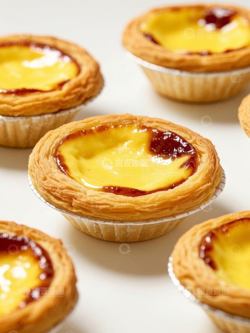 高清大图下载【趣麦麦图】美食甜品烘焙蛋挞高清特写14